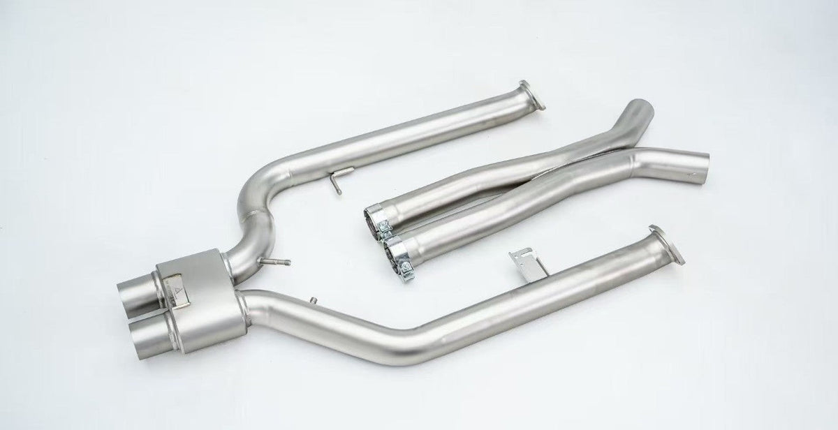 BMW M2C G87 2023-ON (3.0T) with Aftermarket Parts - Catback Exhaust with Valve Stainless Steel / Titanium from ArmorExtend