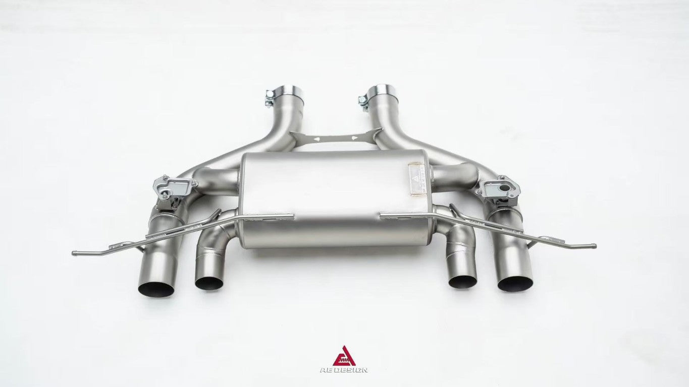 BMW M2C G87 2023-ON (3.0T) with Aftermarket Parts - Catback Exhaust with Valve Stainless Steel / Titanium from ArmorExtend