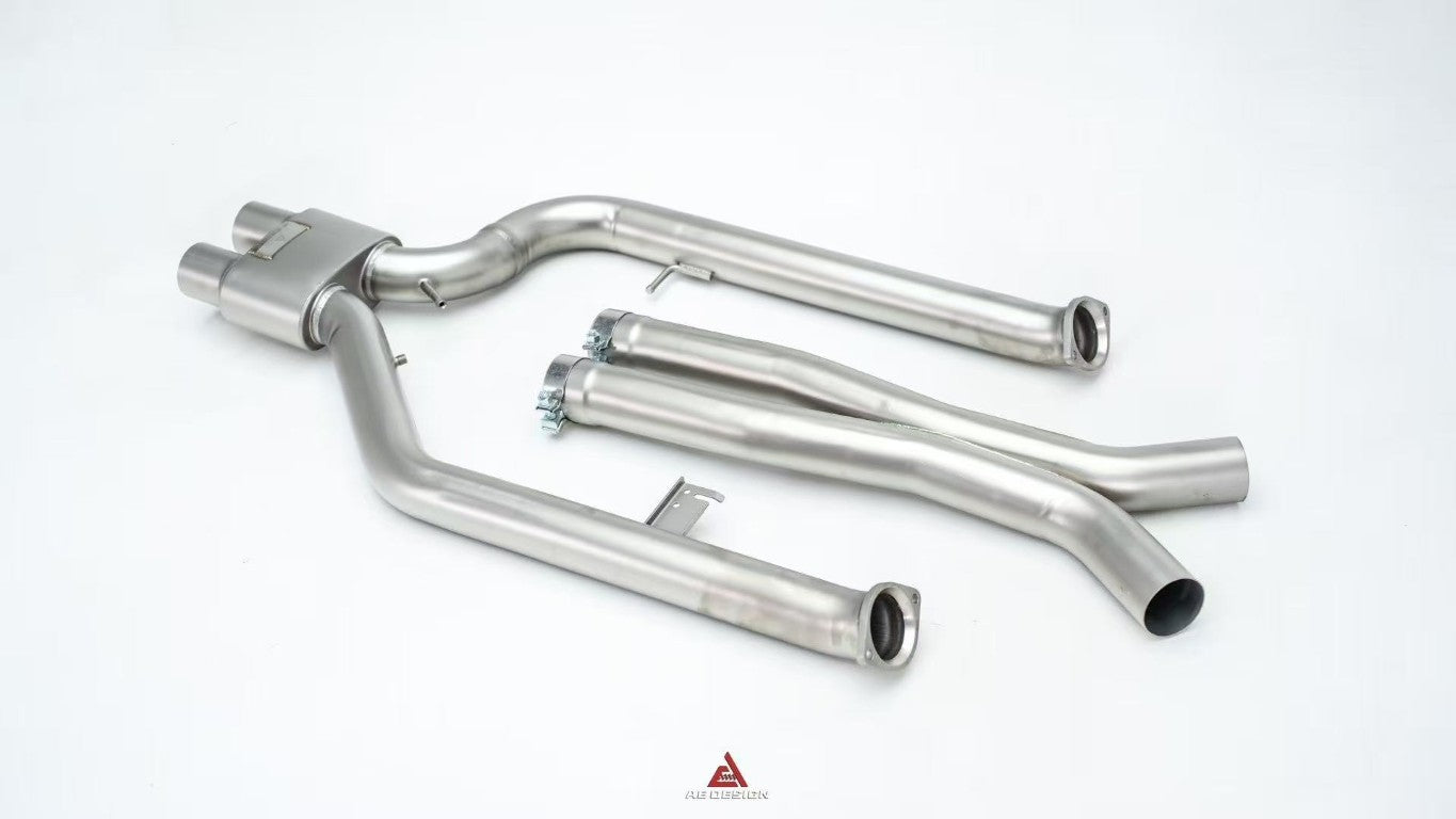 BMW M2C G87 2023-ON (3.0T) with Aftermarket Parts - Catback Exhaust with Valve Stainless Steel / Titanium from ArmorExtend