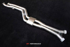 BMW M2C G87 2023-ON (3.0T) with Aftermarket Parts - GT4 Style Midpipe Exhaust Stainless Steel / Titanium from ArmorExtend