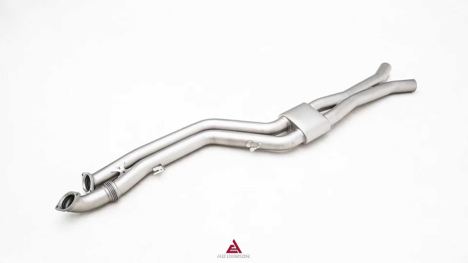 BMW M2C G87 2023-ON (3.0T) with Aftermarket Parts - GT4 Style Midpipe Exhaust Stainless Steel / Titanium from ArmorExtend
