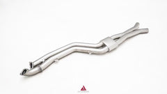 BMW M2C G87 2023-ON (3.0T) with Aftermarket Parts - GT4 Style Midpipe Exhaust Stainless Steel / Titanium from ArmorExtend