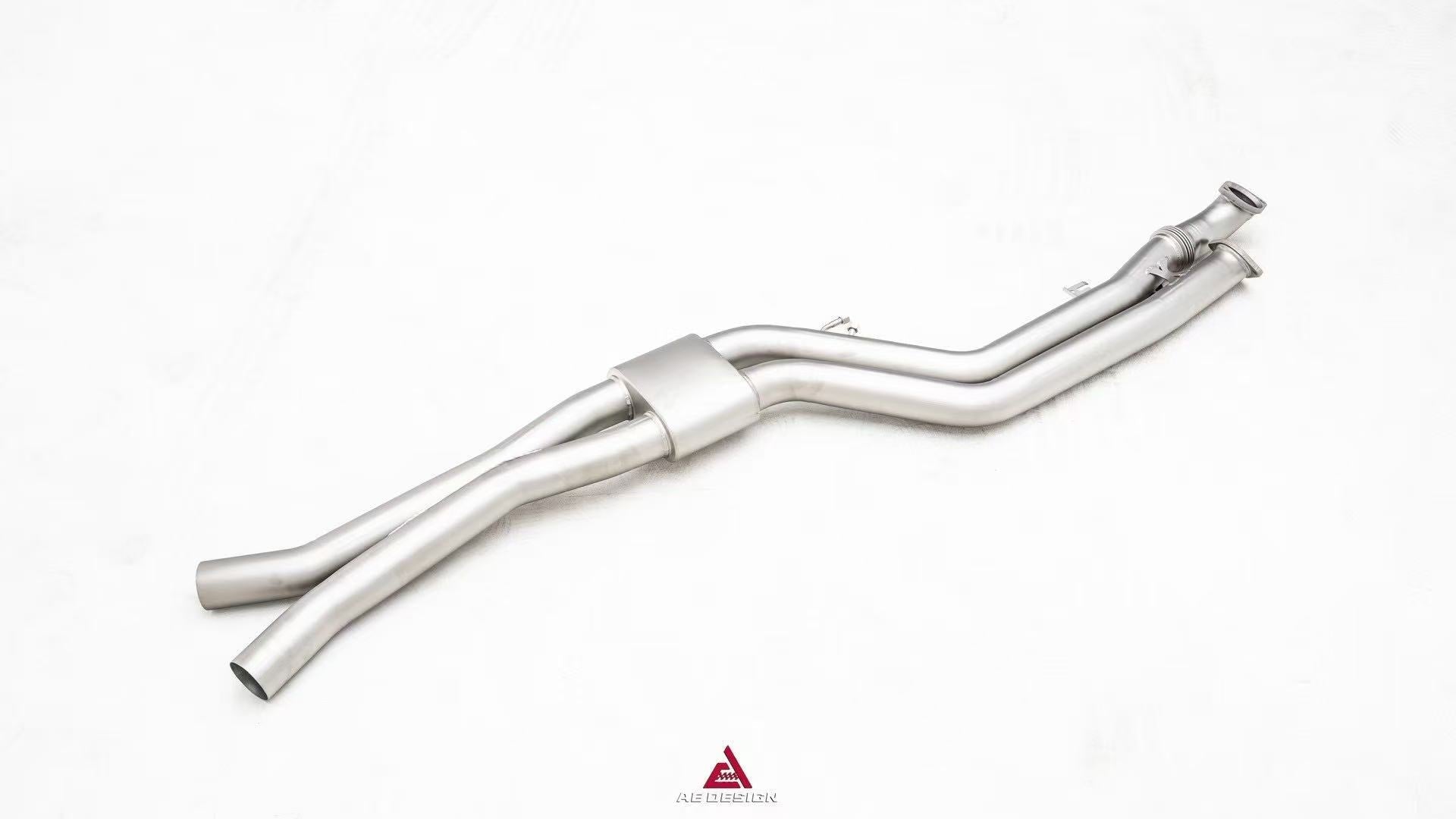 BMW M2C G87 2023-ON (3.0T) with Aftermarket Parts - GT4 Style Midpipe Exhaust Stainless Steel / Titanium from ArmorExtend