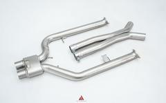 BMW M2C G87 2023-ON (3.0T) with Aftermarket Parts - Midpipe Exhaust Stainless Steel / Titanium from ArmorExtend