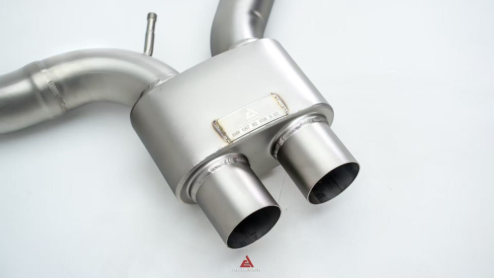 BMW M2C G87 2023-ON (3.0T) with Aftermarket Parts - Midpipe Exhaust Stainless Steel / Titanium from ArmorExtend
