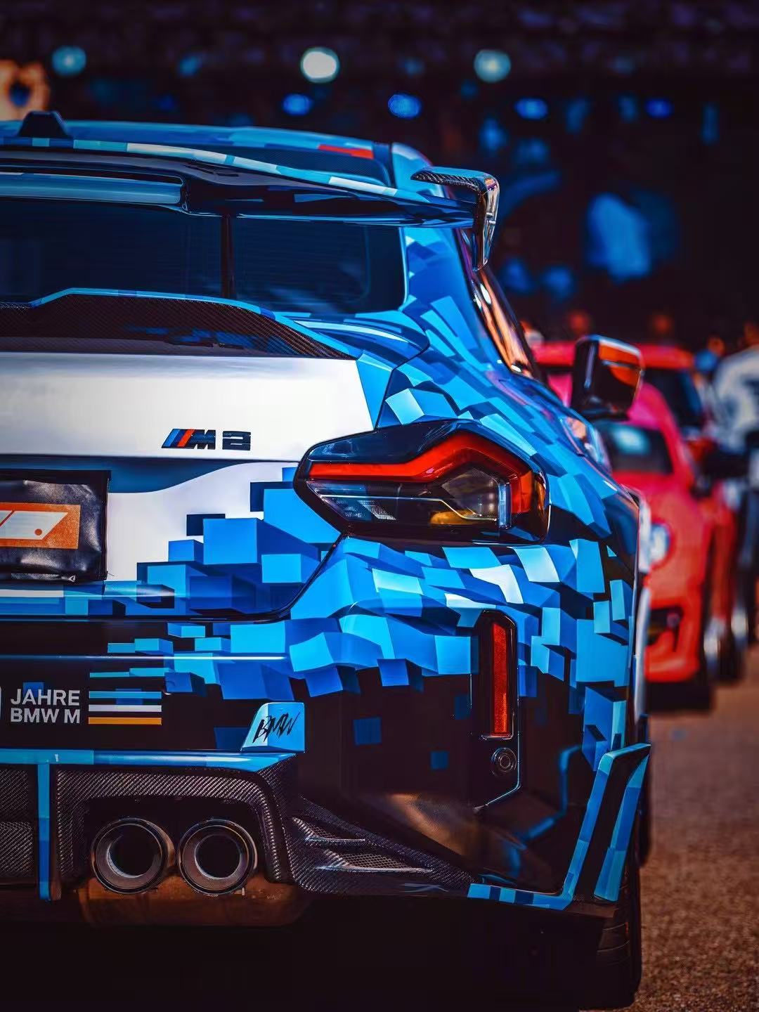 BMW M2 M2C G87 2023 2024 with Aftermarket Parts - ART & ART Street Version & AE Track Version Style Rear Diffuser & Canards Carbon Fiber from ArmorExtend