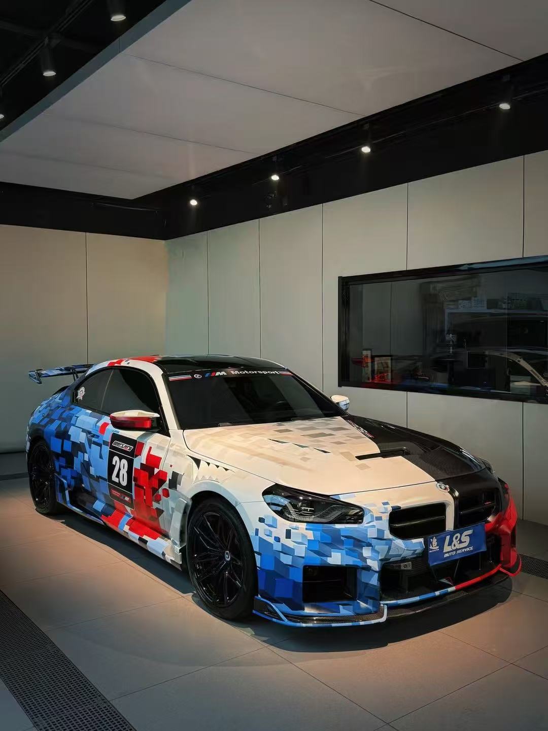 BMW M2 & M2C G87 2023 2024?with Aftermarket Parts - ART Style?Side Skirts Carbon Fiber from?ArmorExtend