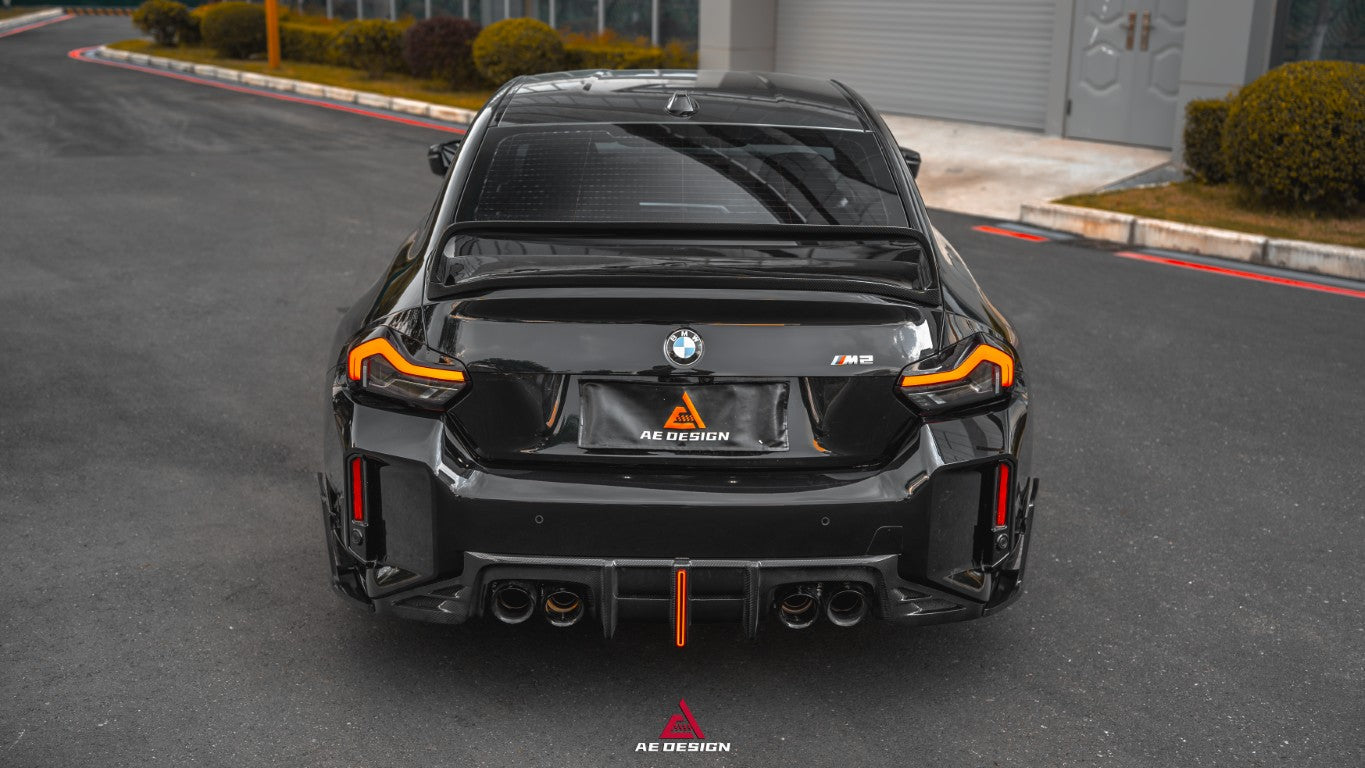 BMW M2/C G87 2023-ON & 2 Series 230i M240i G42 2022 2023 2024 with Aftermarket Parts - ART V1 Style Rear Wing Pre-preg Carbon Fiber from ArmorExtend