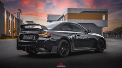 BMW M2/C G87 2023-ON & 2 Series 230i M240i G42 2022 2023 2024 with Aftermarket Parts - ART V1 Style Rear Wing Pre-preg Carbon Fiber from ArmorExtend