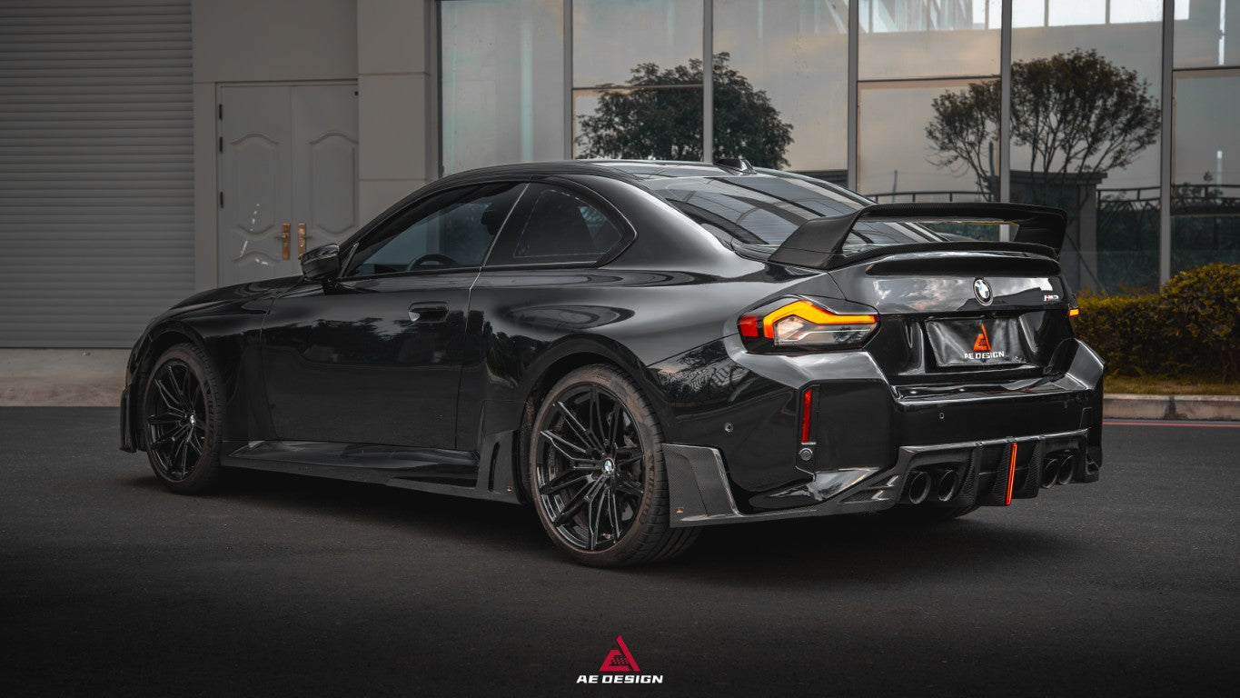 BMW M2/C G87 2023-ON & 2 Series 230i M240i G42 2022 2023 2024 with Aftermarket Parts - ART V1 Style Rear Wing Pre-preg Carbon Fiber from ArmorExtend