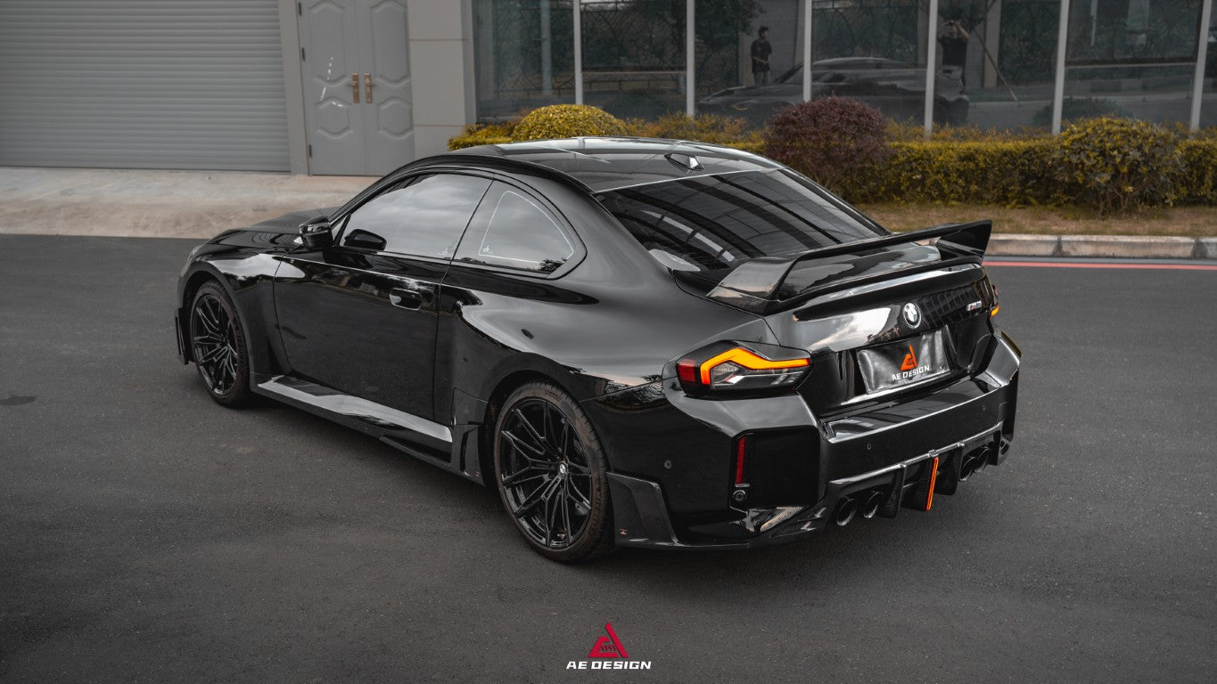 BMW M2/C G87 2023-ON & 2 Series 230i M240i G42 2022 2023 2024 with Aftermarket Parts - ART V1 Style Rear Wing Pre-preg Carbon Fiber from ArmorExtend
