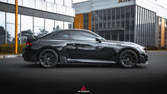 BMW M2 & M2C G87 2023 2024 with Aftermarket Parts - ART Style Side Skirts Carbon Fiber from ArmorExtend
