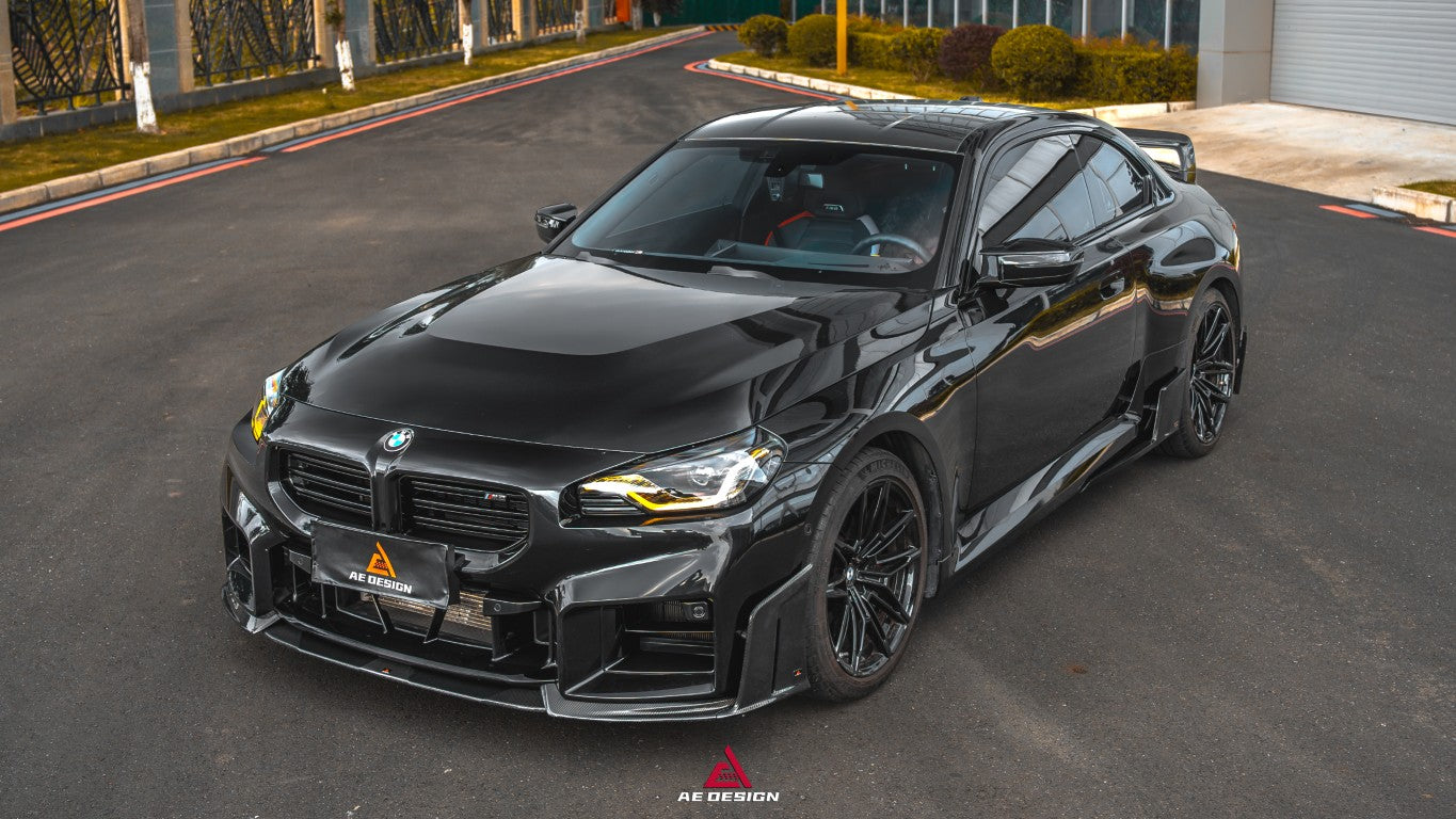 BMW M2 & M2C G87 2023 2024?with Aftermarket Parts - ART Style?Side Skirts Carbon Fiber from?ArmorExtend