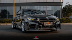 BMW M2 & M2C G87 2023 2024& with Aftermarket Parts - ART Style Side Skirts Pre-preg Carbon Fiber from ArmorExtend
