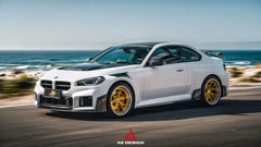 BMW M2/C G87 2023 2024 with Aftermarket Parts - AE Style Lower Grill Pre-preg Carbon Fiber from ArmorExtend
