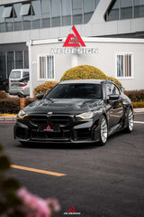 BMW M2C M2 G87 2023-ON with Aftermarket Parts - Front Kidney Grill Dry Pre-preg Carbon Fiber from ArmorExtend