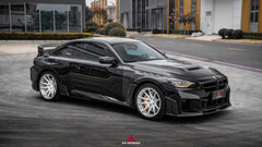 BMW M2C M2 G87 2023-ON with Aftermarket Parts - Front Kidney Grill Dry Pre-preg Carbon Fiber from ArmorExtend