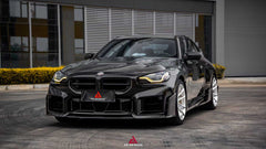 BMW M2C M2 G87 2023-ON with Aftermarket Parts - Front Kidney Grill Dry Pre-preg Carbon Fiber from ArmorExtend
