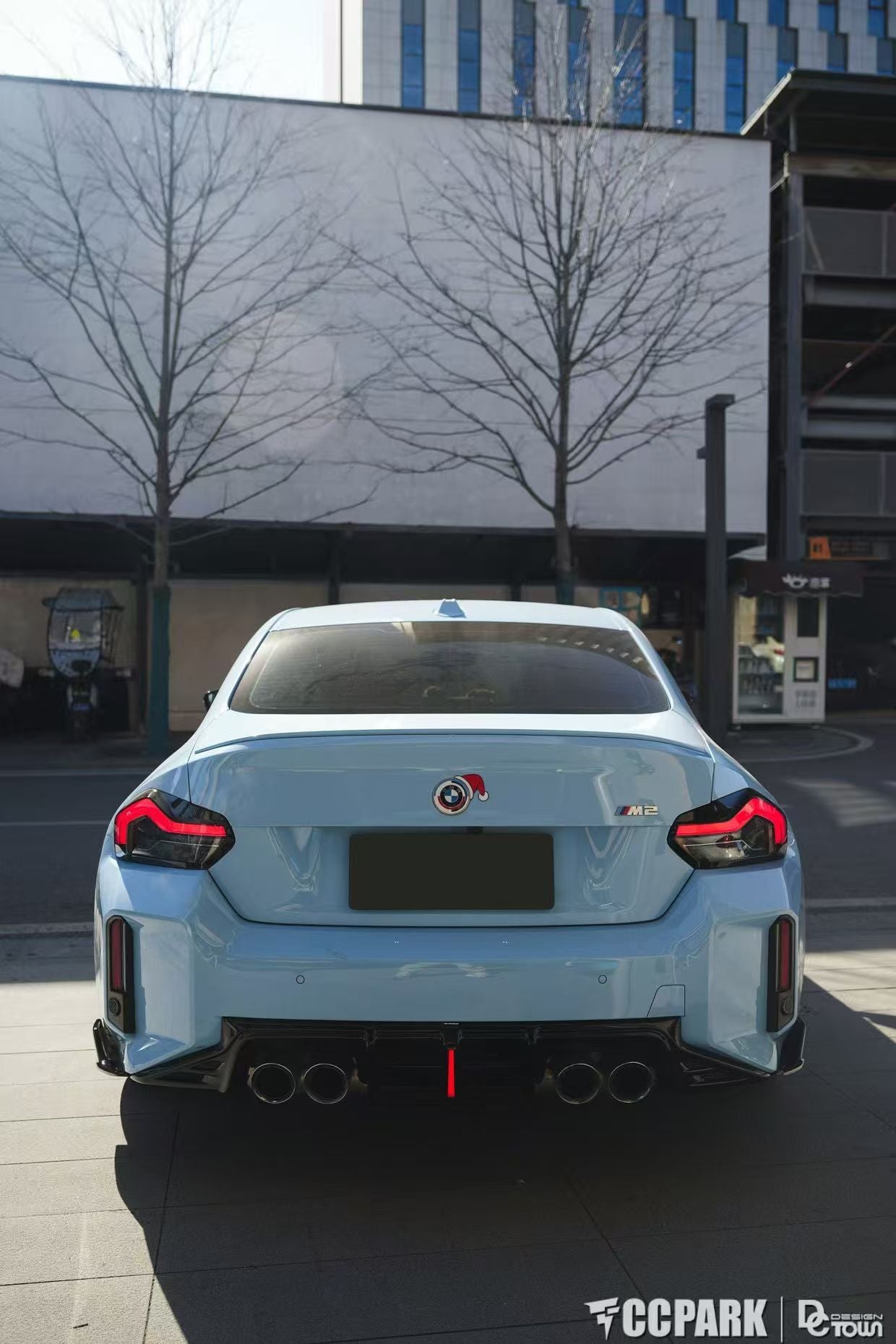BMW M2C M2 G87 2023-ON with Aftermarket Parts - Rear Diffuser & Canards ABS from?ArmorExtend