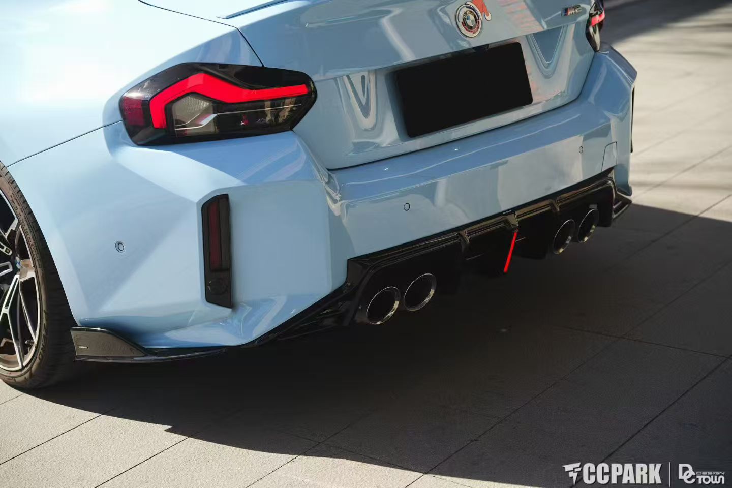 BMW M2C M2 G87 2023-ON with Aftermarket Parts - Rear Diffuser & Canards ABS from?ArmorExtend