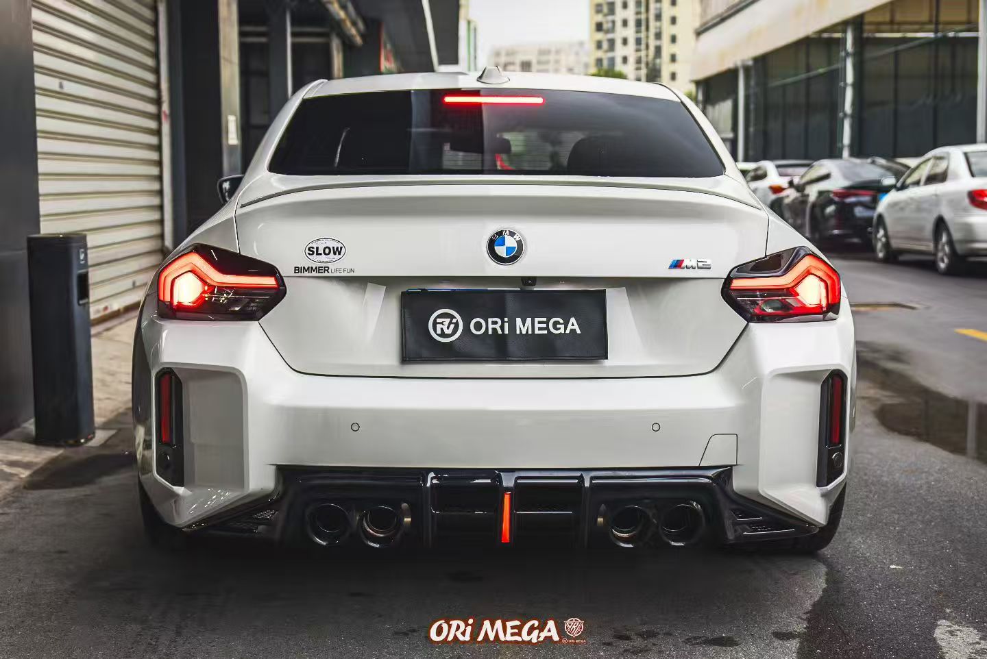 BMW M2C M2 G87 2023-ON with Aftermarket Parts - Rear Diffuser ABS from ArmorExtend