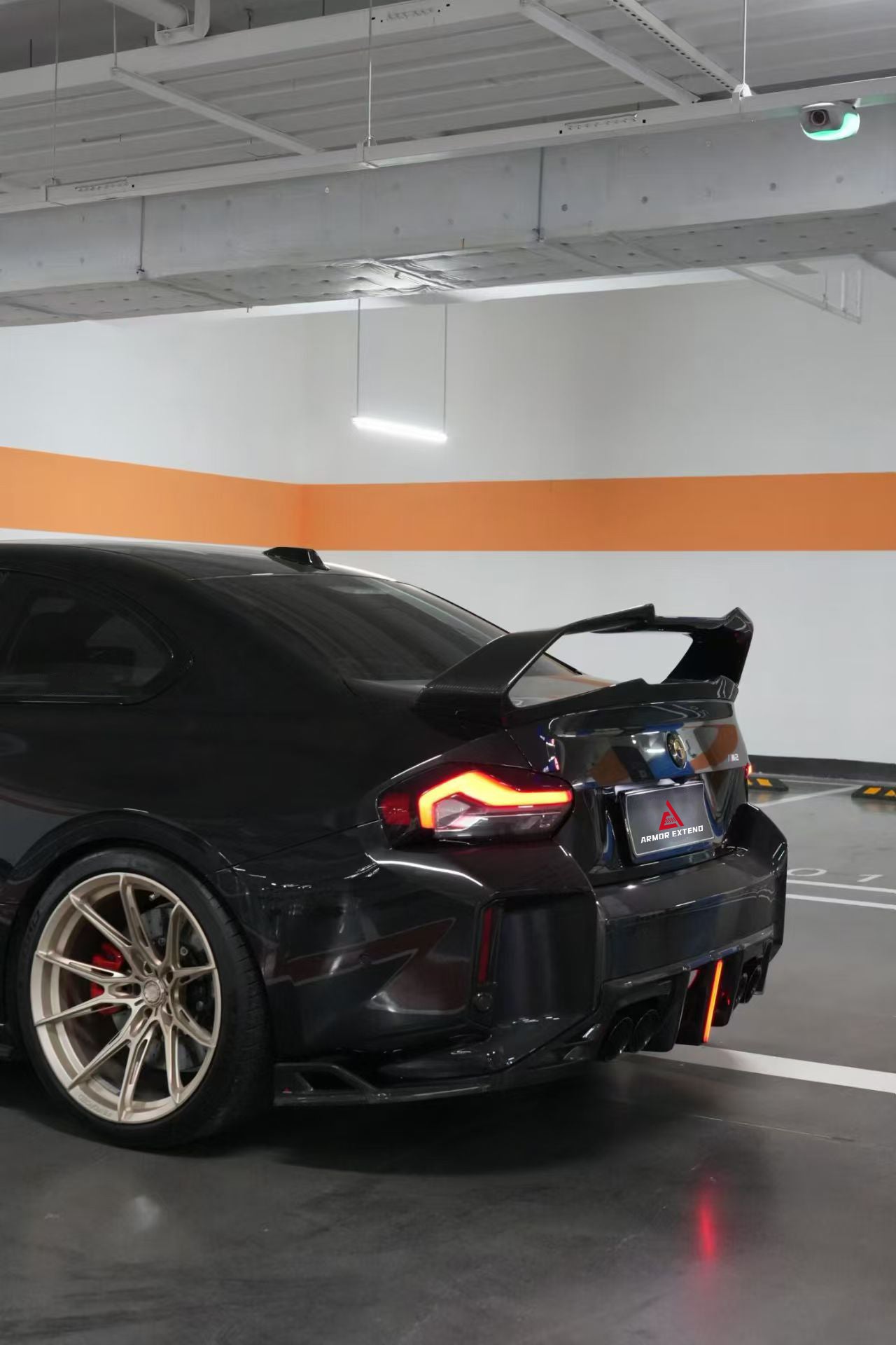 BMW M2 M2C G87 2023-ON & 2 Series M240 230 G42 2022-ON with Aftermarket Parts - ART V4 Rear Lip Spoiler Dry Pre-preg Carbon Fiber from ArmorExtend