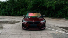 BMW M2 M2CS G87 2023-ON & 2 Series 230i M240i G42 2022-ON with Aftermarket Parts - ART Vented Transparent Glass V2 Style Hood Bonnet Double-sided Dry Pre-preg Carbon Fiber from ArmorExtend