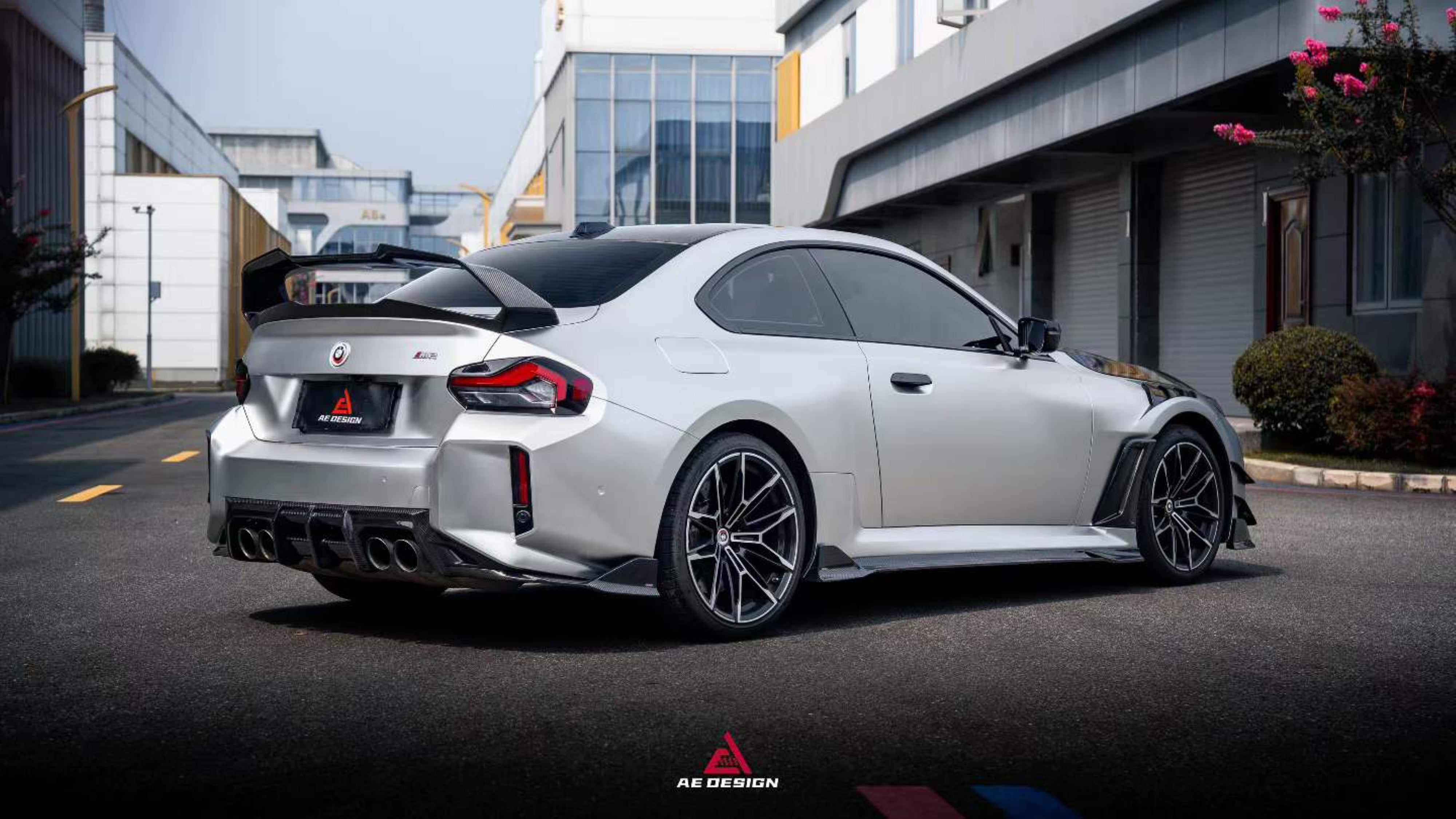 BMW M2 M2C G87 2023-ON & 2 Series M240 230 G42 2022-ON with Aftermarket Parts - ART V4 Rear Lip Spoiler Dry Pre-preg Carbon Fiber from ArmorExtend