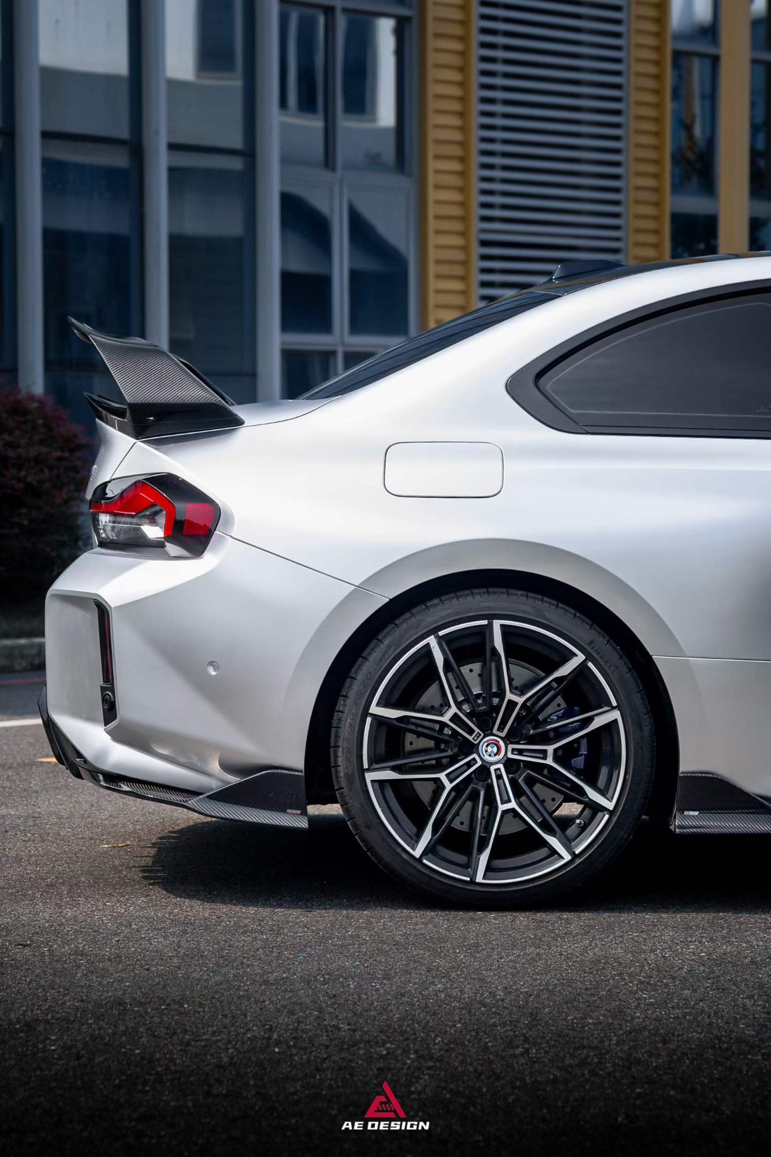 BMW M2 M2C G87 2023-ON & 2 Series M240 230 G42 2022-ON with Aftermarket Parts - ART V4 Rear Lip Spoiler Dry Pre-preg Carbon Fiber from ArmorExtend