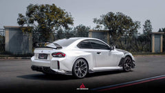 BMW M2 M2C G87 2023-ON & 2 Series M240 230 G42 2022-ON with Aftermarket Parts - ART V4 Rear Lip Spoiler Dry Pre-preg Carbon Fiber from ArmorExtend