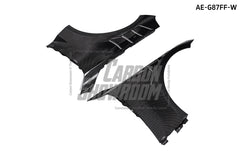 BMW M2 & M2C G87 2023 2024?with Aftermarket Parts - AE Style Front Fenders Carbon Fiber from ArmorExtend