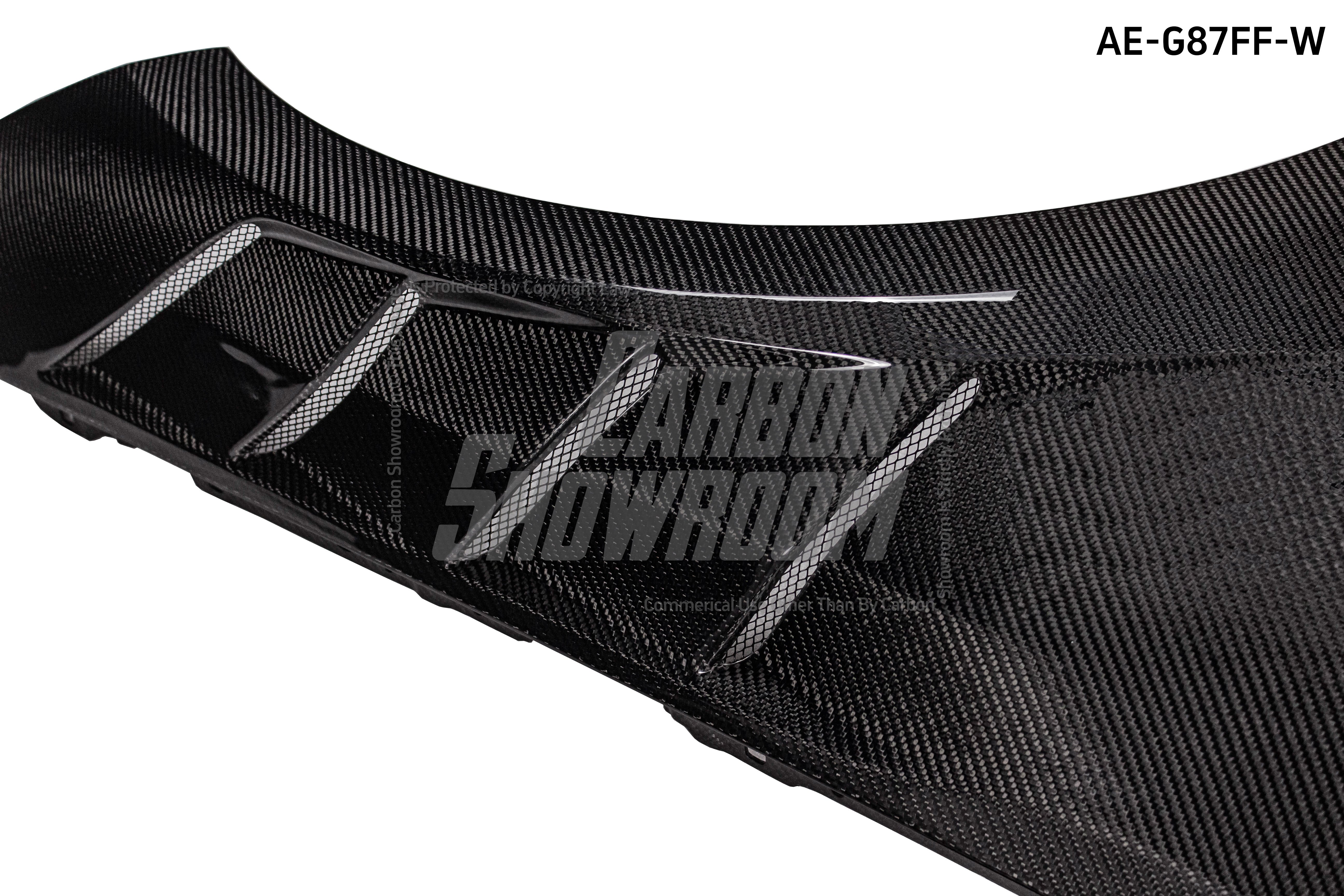 BMW M2 & M2C G87 2023 2024?with Aftermarket Parts - AE Style Front Fenders Carbon Fiber from ArmorExtend