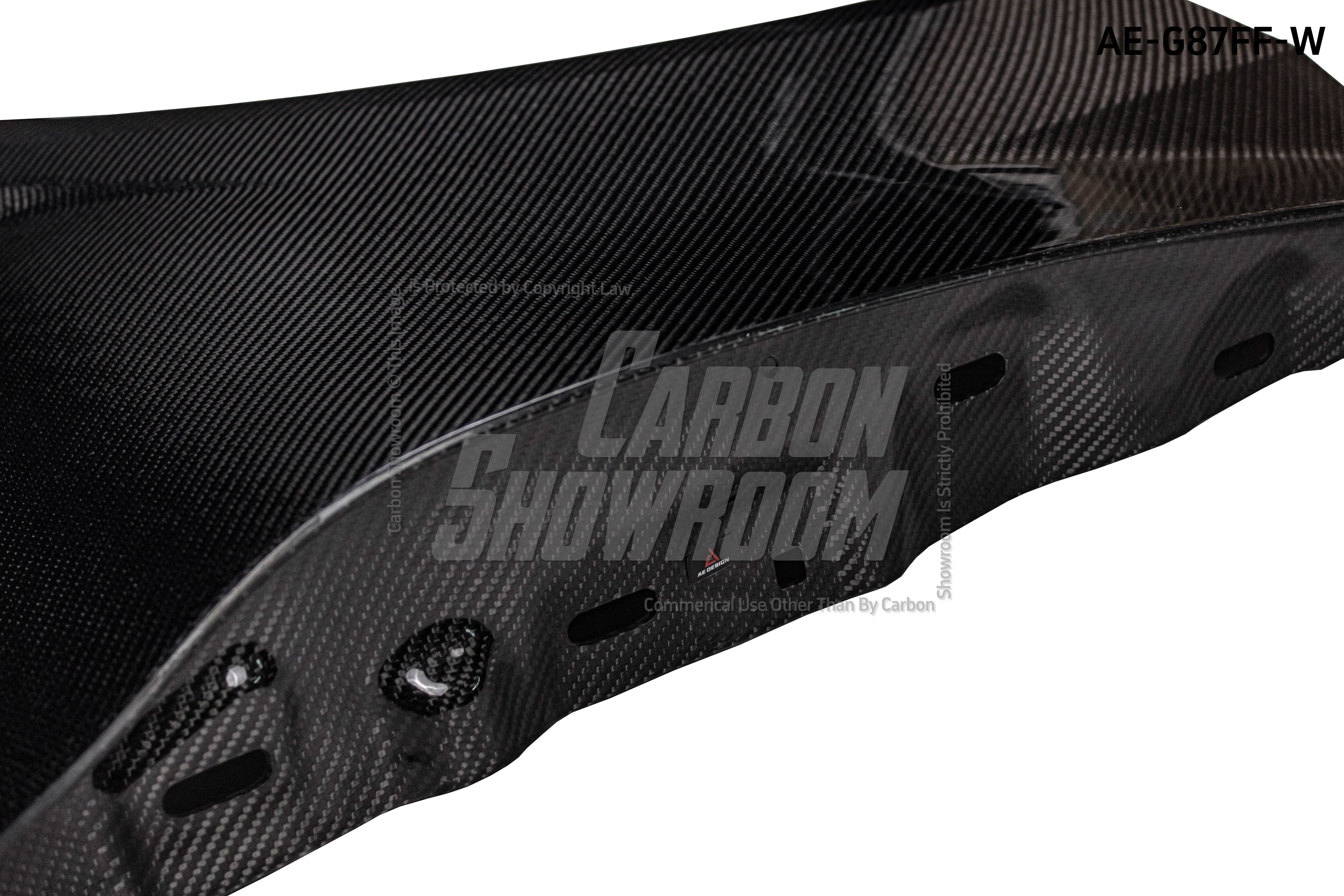 BMW M2 & M2C G87 2023 2024?with Aftermarket Parts - AE Style Front Fenders Carbon Fiber from ArmorExtend