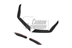 BMW M2 & M2C G87 2023-ON with Aftermarket Parts - AE Style Front Canards Carbon Fiber from ArmorExtend