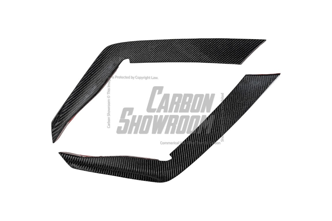 BMW M2 & M2C G87 2023-ON with Aftermarket Parts - AE Style Front Canards Carbon Fiber from ArmorExtend