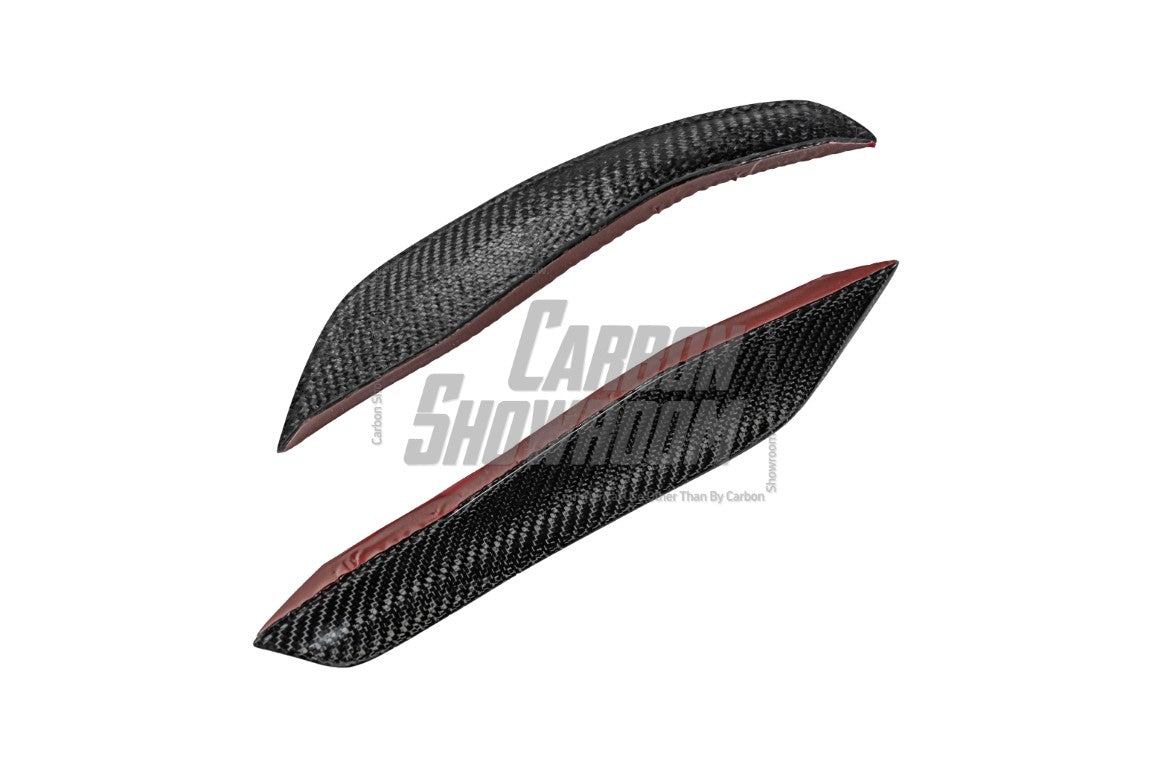 BMW M2 & M2C G87 2023-ON with Aftermarket Parts - AE Style Front Canards Carbon Fiber from ArmorExtend