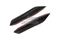 BMW M2 & M2C G87 2023-ON with Aftermarket Parts - AE Style Front Canards Carbon Fiber from ArmorExtend