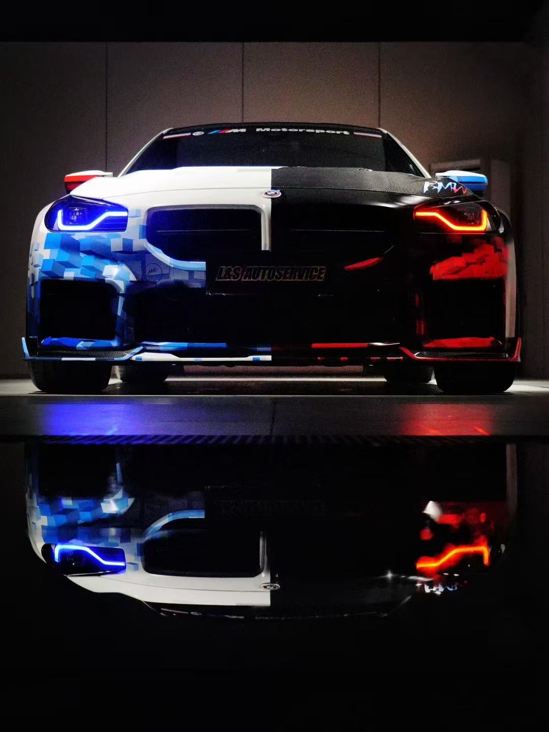  BMW M2 / C G87 2023 2024 & 2 Series 230i M240i G42 2022 2023 2024 with Aftermarket Parts - AE Style Hood Bonnet&nbsp;Double-sided Carbon Fiber from ArmorExtend