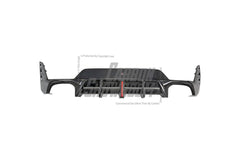 BMW 3 Series 330i (With M-Package Bumper, does not fit base model) M340i LCI G20 G21 2023 2024 2025 with Aftermarket Parts - AE V2 Style Rear Diffuser & Canards Carbon Fiber from?ArmorExtend