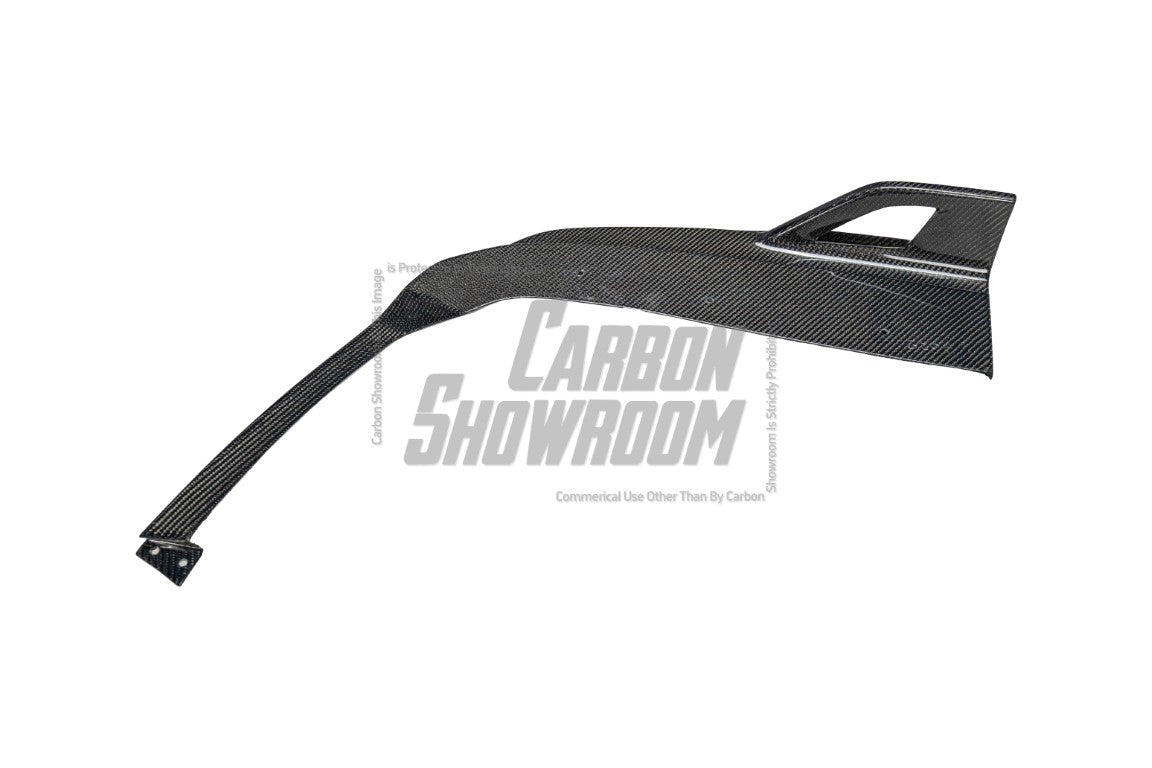 BMW 3 Series 330i (With M-Package Bumper, does not fit base model) M340i LCI G20 G21 2023 2024 2025 with Aftermarket Parts - AE V2 Style Rear Diffuser & Canards Carbon Fiber from?ArmorExtend