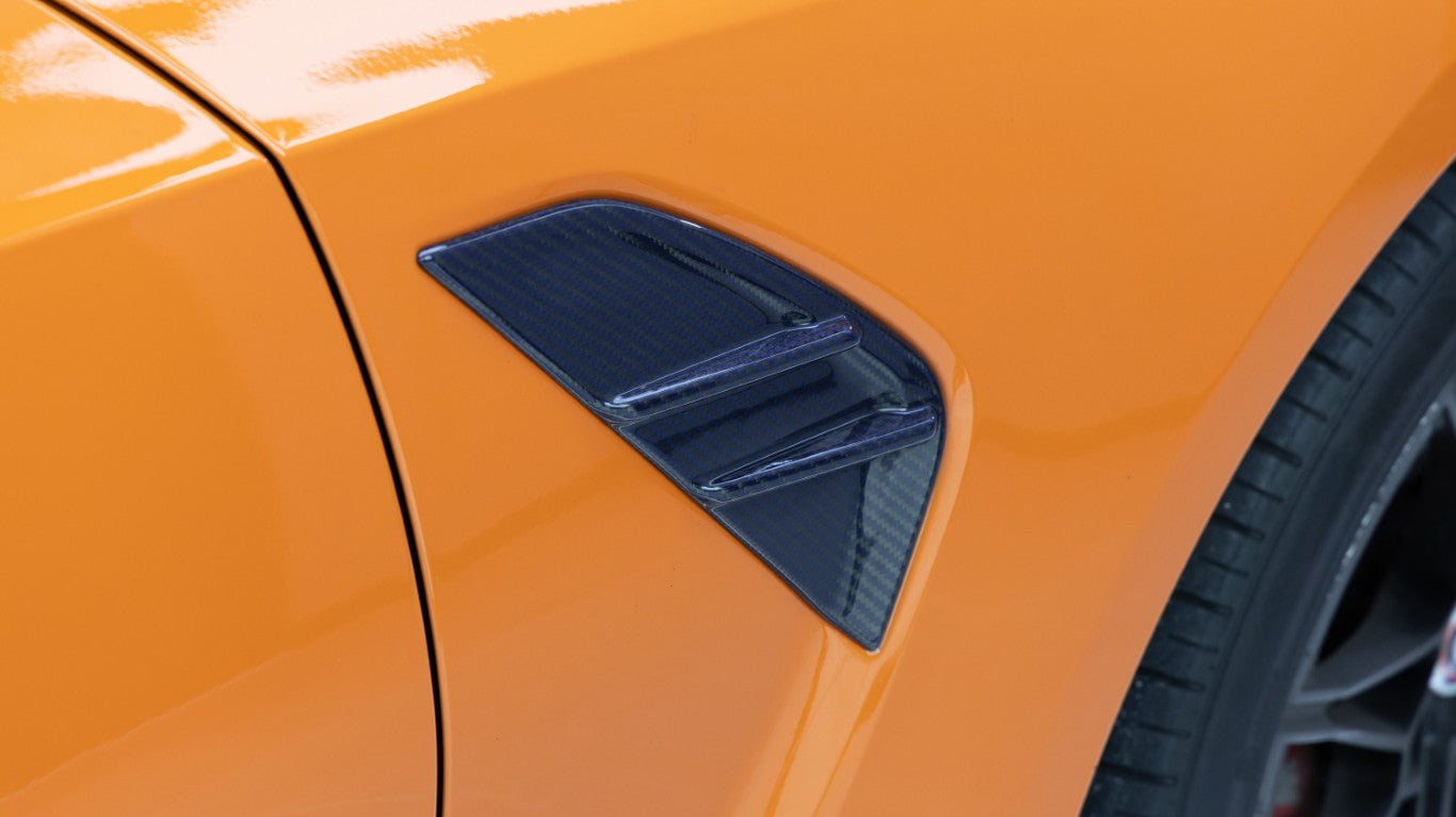 BMW M3 M3C M3CS G80 G81 & M4 M4C M4CS G82 G83 2021-ON with Aftermarket Parts - MP Style Fender Trim Pre-preg Carbon Fiber from ArmorExtend