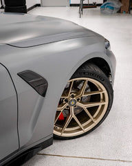 BMW M3 M3C M3CS G80 G81 & M4 M4C M4CS G82 G83 2021-ON with Aftermarket Parts - MP Style Fender Trim Pre-preg Carbon Fiber from ArmorExtend