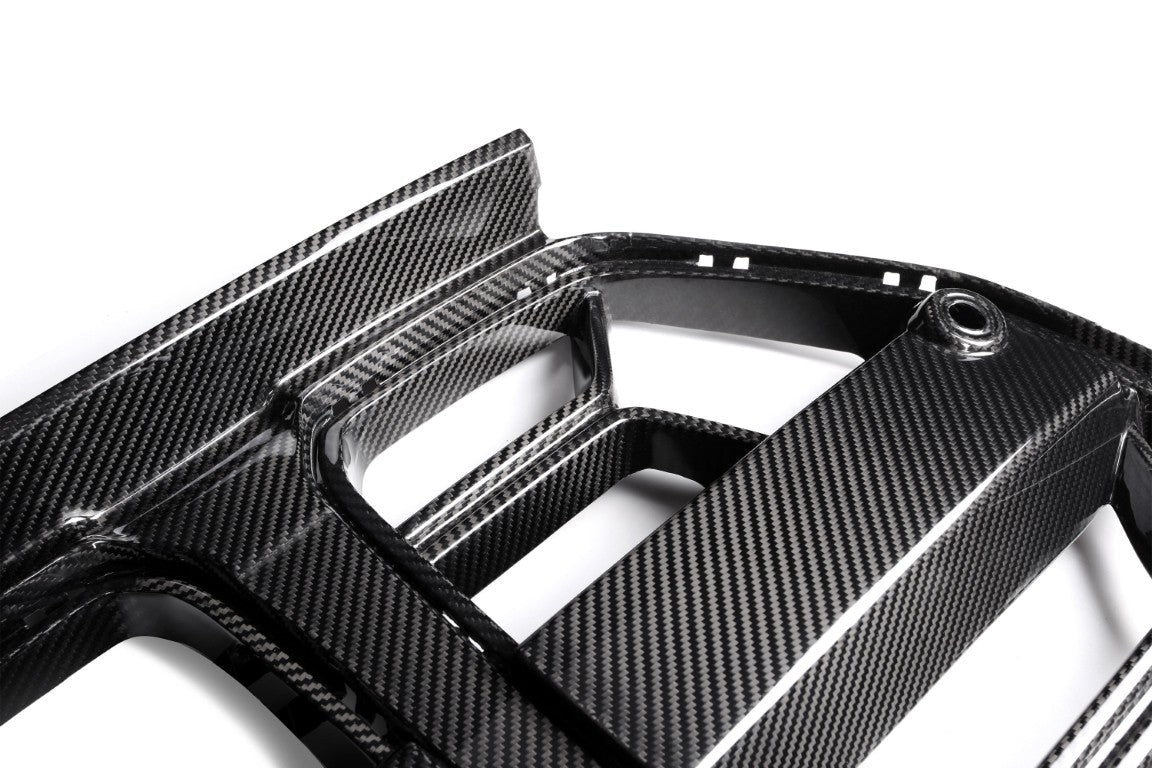 BMW M3 M3C M3CS G80 G81 2021-ON & M4 M4C M4CS G82 G83 2021-ON with Aftermarket Parts - CSL / Without ACC & CSL / With ACC Front Kidney Grill Pre-preg Carbon Fiber from ArmorExtend