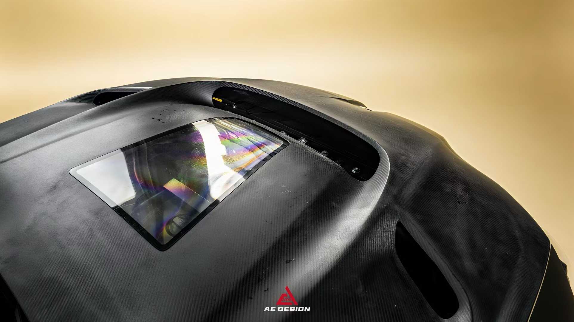 BMW M3CS M3C M3 G80 G81 2021-ON & M4CSL M4CS M4C M4 G82 G83 2021-ON with Aftermarket Parts - ART Vented Transparent Glass V2 Hood Bonnet Dry Pre-preg Carbon Fiber from ArmorExtend