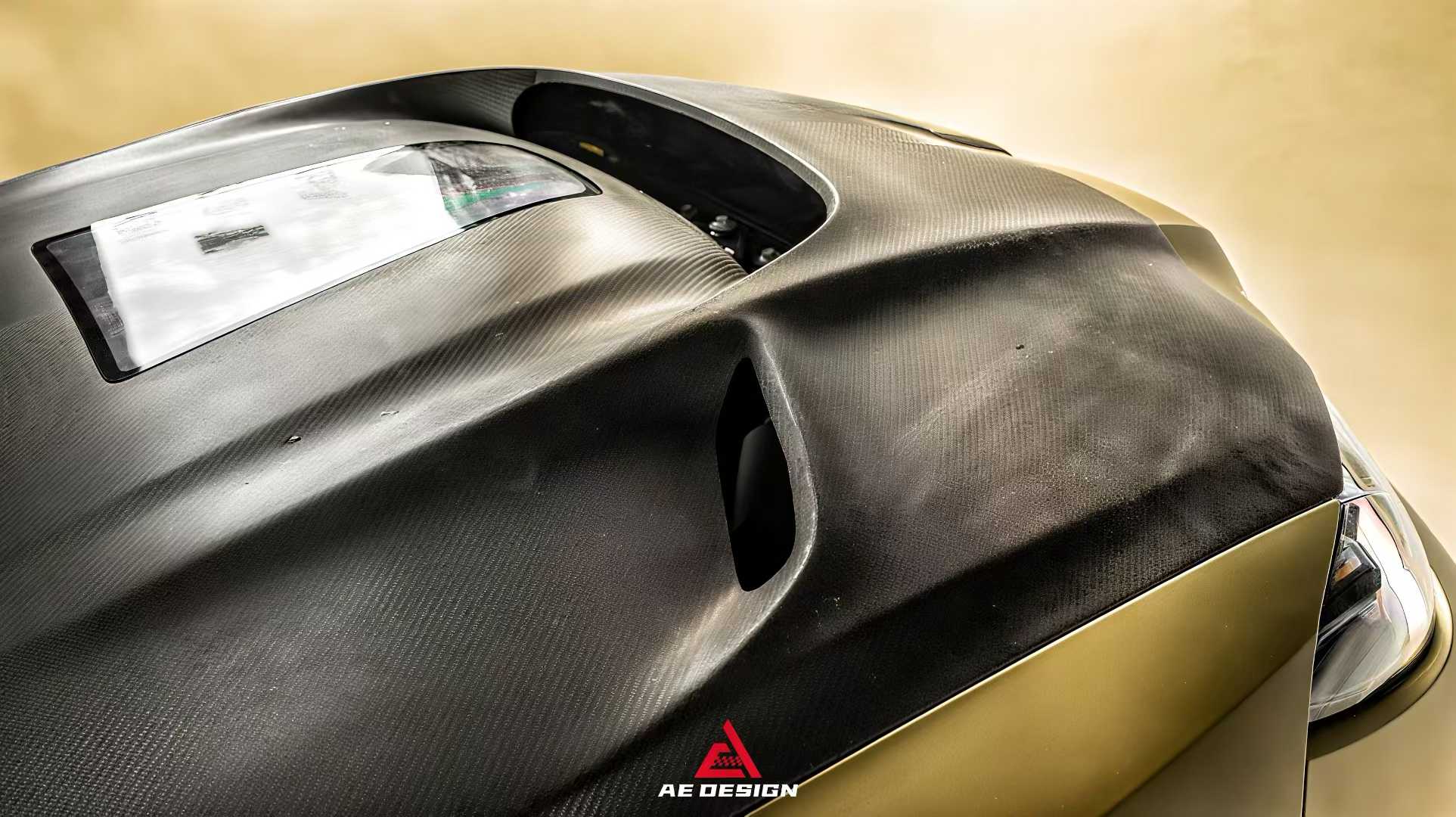 BMW M3CS M3C M3 G80 G81 2021-ON & M4CSL M4CS M4C M4 G82 G83 2021-ON with Aftermarket Parts - ART Vented Transparent Glass V2 Hood Bonnet Dry Pre-preg Carbon Fiber from ArmorExtend