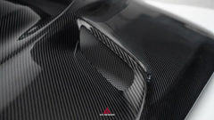 BMW M3CS M3C M3 G80 G81 2021-ON & M4CSL M4CS M4C M4 G82 G83 2021-ON with Aftermarket Parts - ART Vented Transparent Glass V2 Style Hood Bonnet Dry Pre-preg Carbon Fiber from ArmorExtend