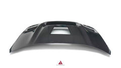 BMW M3CS M3C M3 G80 G81 2021-ON & M4CSL M4CS M4C M4 G82 G83 2021-ON with Aftermarket Parts - ART Vented Transparent Glass V2 Style Hood Bonnet Dry Pre-preg Carbon Fiber from ArmorExtend