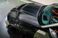 BMW M3CS M3C M3 G80 G81 2021-ON & M4CSL M4CS M4C M4 G82 G83 2021-ON with Aftermarket Parts - ART Vented V3 Style Hood Bonnet Dry Pre-preg Carbon Fiber from ArmorExtend