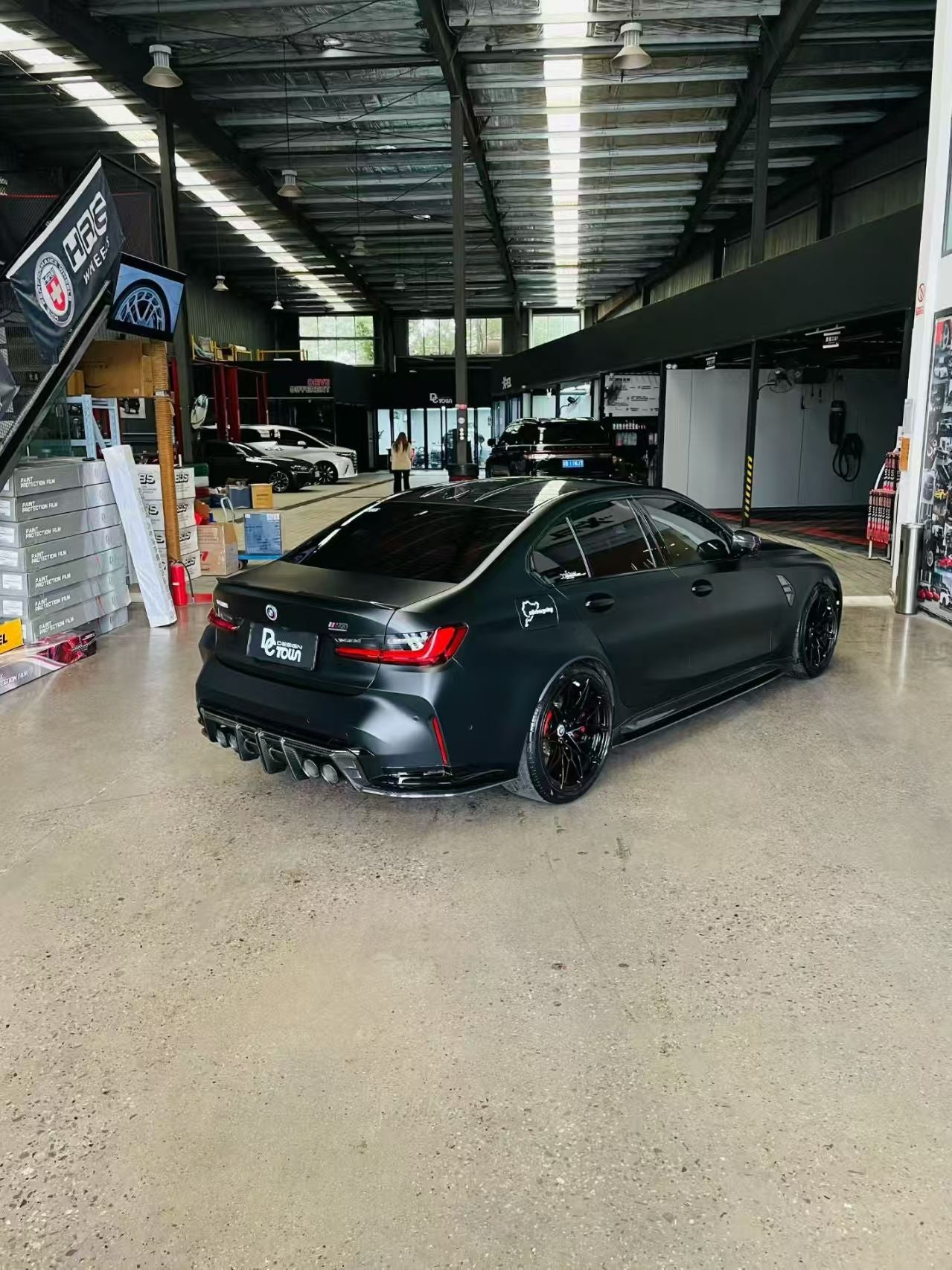BMW M3 M3C M3CS G80 G81 & M4 M4C M4CS G82 G83 2021-ON with Aftermarket Parts - MP Style Fender Trim Pre-preg Carbon Fiber?from ArmorExtend