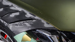 BMW M3 G80 G81 2021 2022 2023 2024 & M4 G82 G83 2021 2022 2023 2024 with Aftermarket Parts - AE Style Front Fenders Pre-preg Carbon Fiber from ArmorExtend